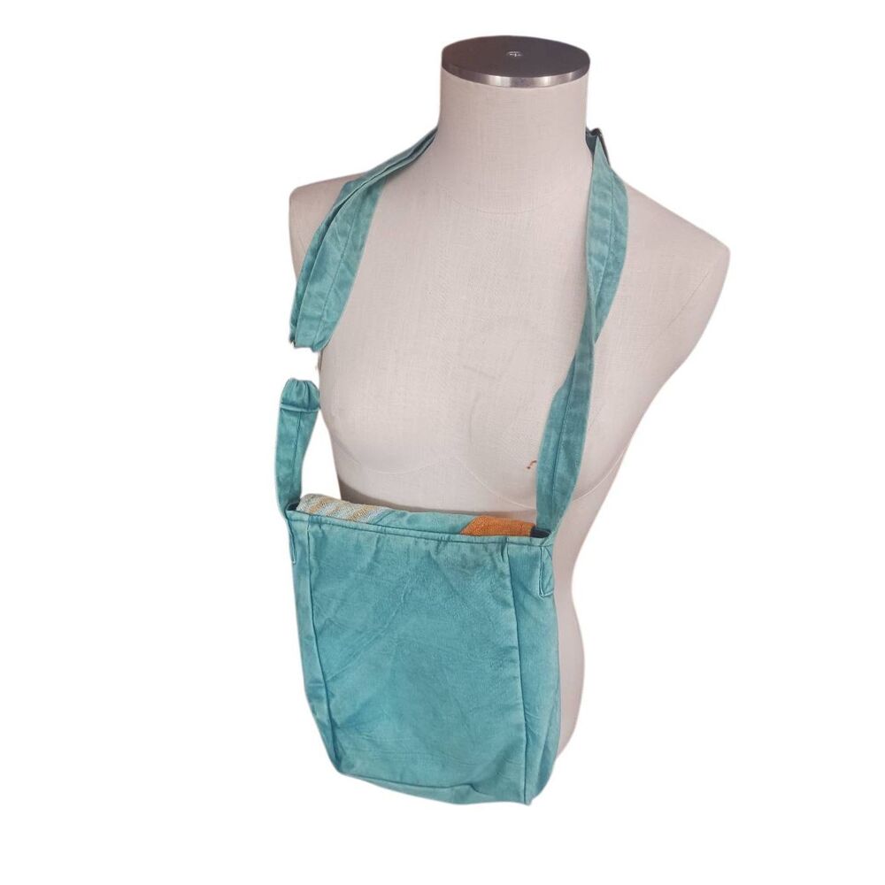 Earth Divas Patchwork Adjustable Crossbody - image 1